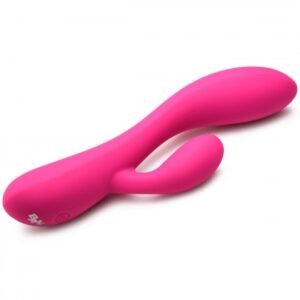 10x flexible silicone rabbit vibrator pink