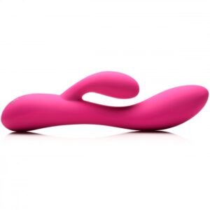 10x flexible silicone rabbit vibrator pink