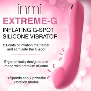 extreme g inflating g spot silicone vibrator