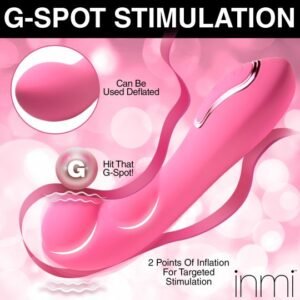 extreme g inflating g spot silicone vibrator