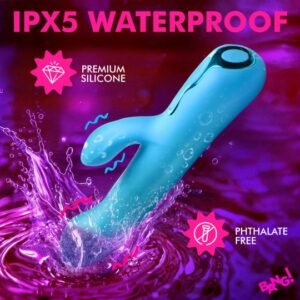 rotating beaded silicone rabbit vibrator