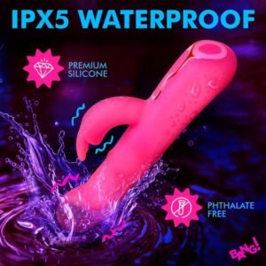 come hither beaded silicone rabbit vibrator