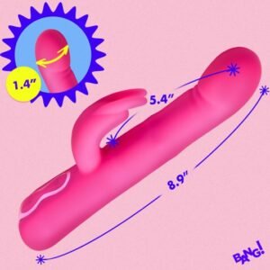 come hither beaded silicone rabbit vibrator