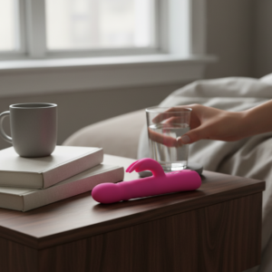 Come-Hither Beaded Silicone Rabbit Vibrator