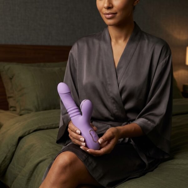 Silicone Rabbit Protector Remote Control Pro-Thrust Max 14X Thrusting and Pulsing Silicone Rabbit | The Dark ...