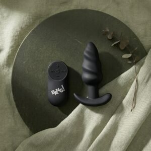 Remote Control 21X Vibrating Silicone Swirl Butt Plug