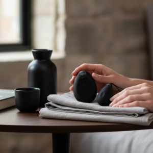 10X Silicone Vibrating Egg - Black