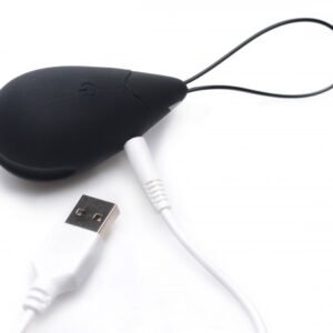 10x silicone vibrating egg black