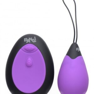 10x silicone vibrating egg purple