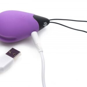 10x silicone vibrating egg purple