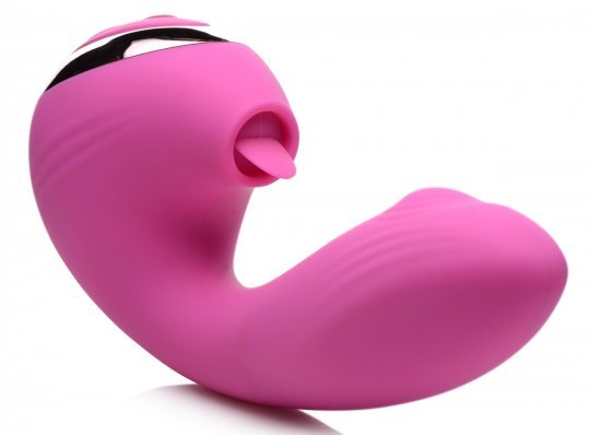 10x licking g throb rechargeable silicone vibrator