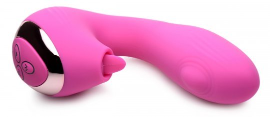 10x licking g throb rechargeable silicone vibrator
