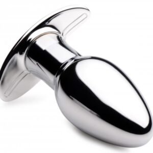 chrome blast 7x rechargeable butt plug with remote control small