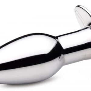 chrome blast 7x rechargeable butt plug with remote control small