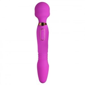 ultra thrust her deluxe thrusting and vibrating silicone wand