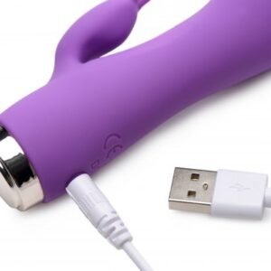 10x wonder mini rabbit silicone vibrator purple