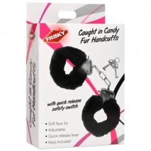 caught in candy handcuffs black
