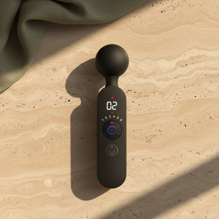 72X Silicone Heating Wand Massager