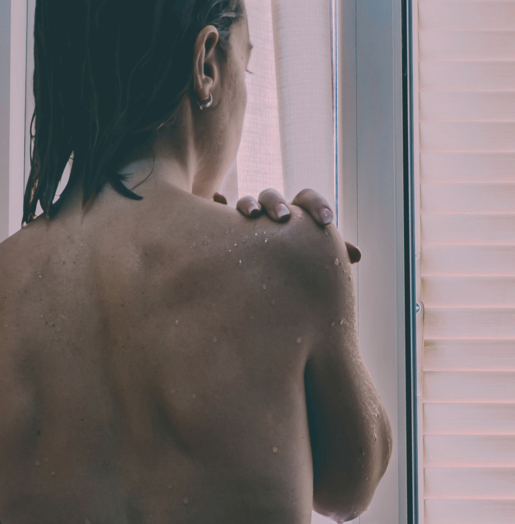 after the shower